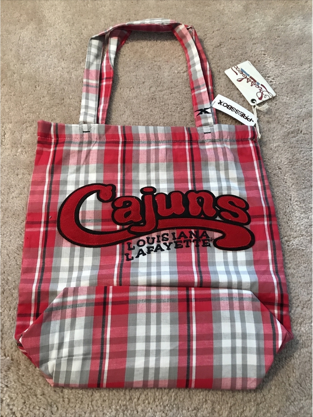 Louisiana Racin Cajuns Louisiana Lafayette Pressbox Bag NWT! M130